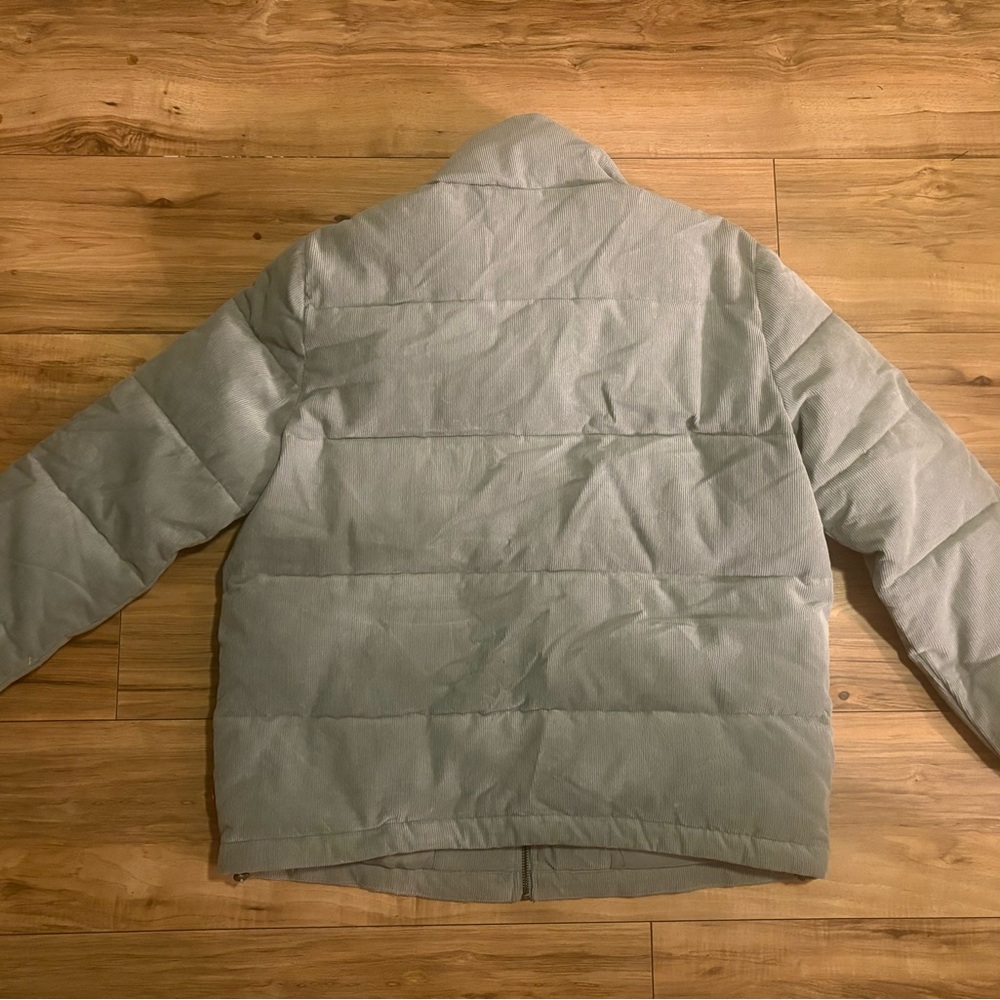 Levi's Light Gray Puffer Jacket - image 5
